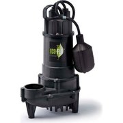 Eco Flo Products Eco-Flo ECD75W Submersible Sump Pump, Cast Iron, 3/4 HP, 6000 GPH ECD75W